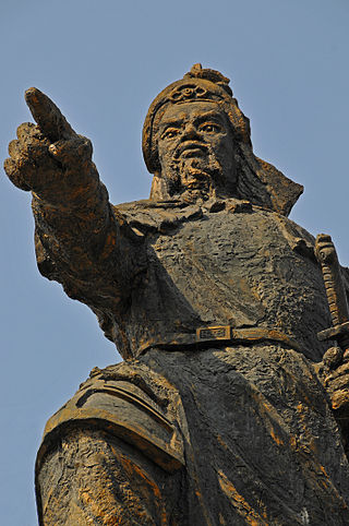 statue of tran hung dao ho chi minh city vietnam