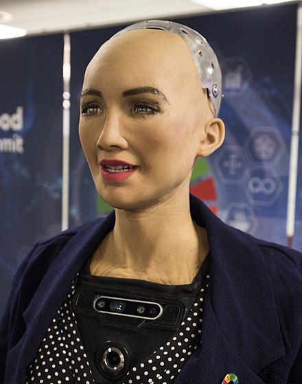 sophia at the ai for good global summit 2018 27254369347 cropped