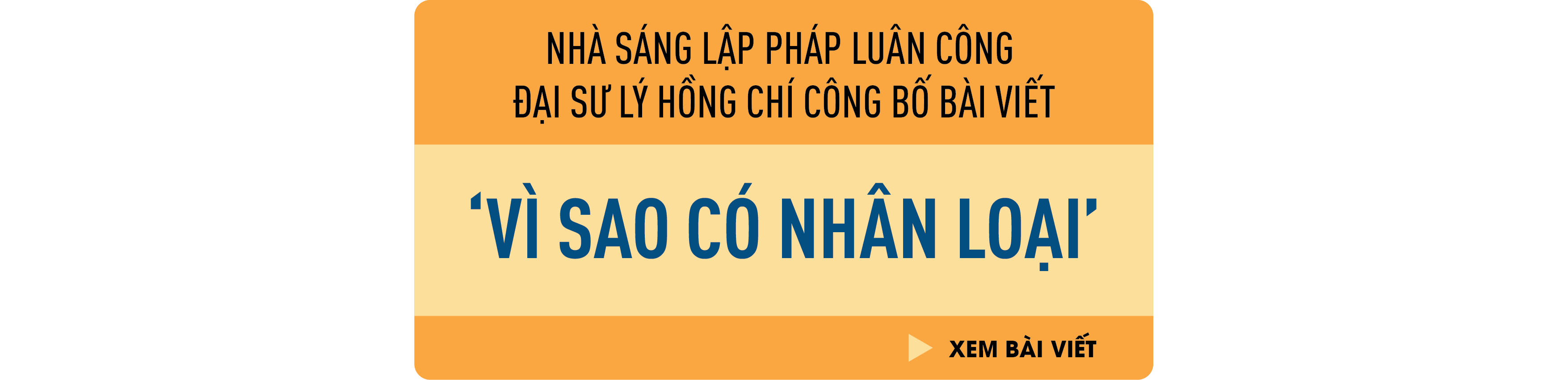 vi sao co nhan loai 1