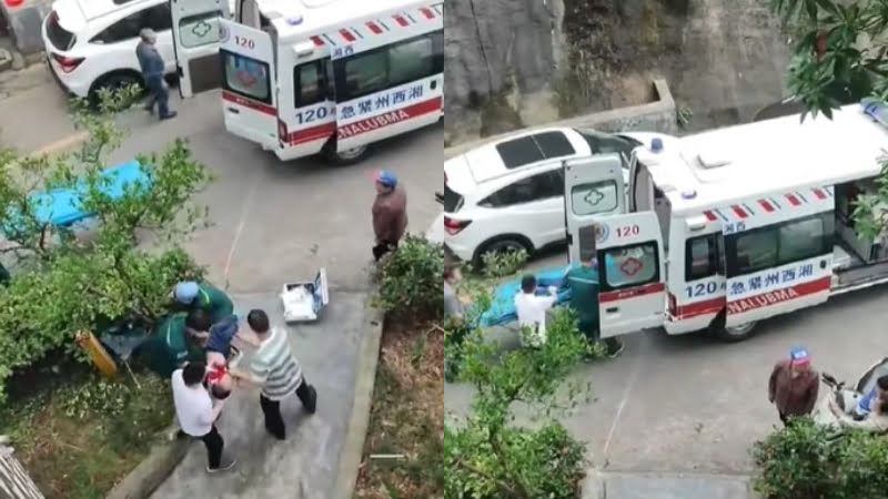 Trung Quốc: Lấy ô làm “dù”, em bé 4 tuổi sống sót thần kỳ sau khi nhảy xuống từ tầng 26