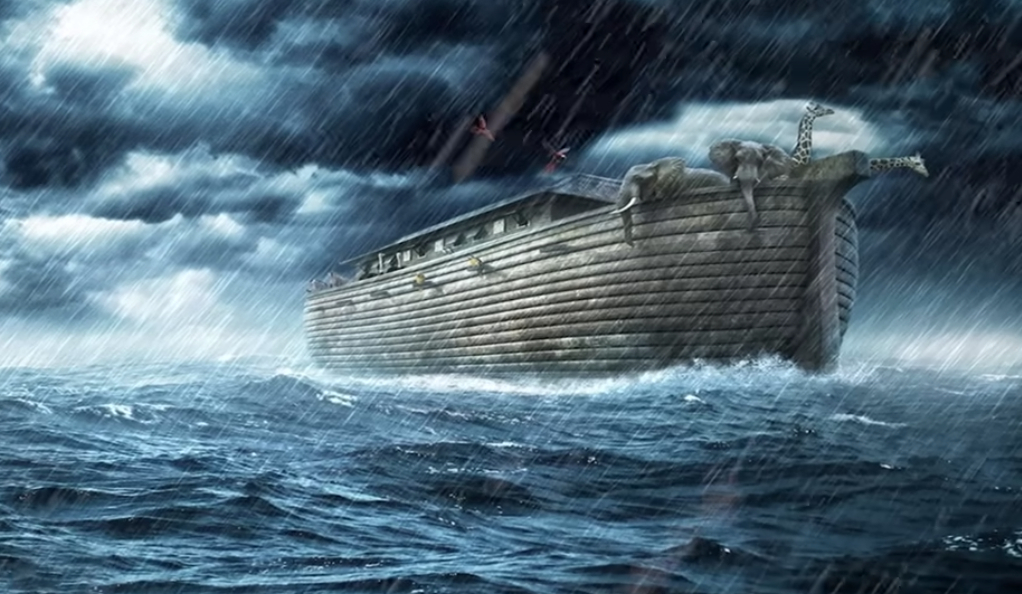 Câu chuyện về con tàu của Noah là nói về thảm họa xảy ra cách đây 7000 năm. Gia tộc Noah sống sót chính là tổ tiên của nền văn minh nhân loại lần này (Ảnh chụp màn hình)