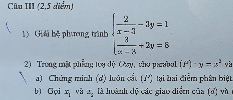 Y 1 cau III tai mot de khac phan phan so tai phuong trinh thu nhat khong bi mo. Anh Thanh Hang