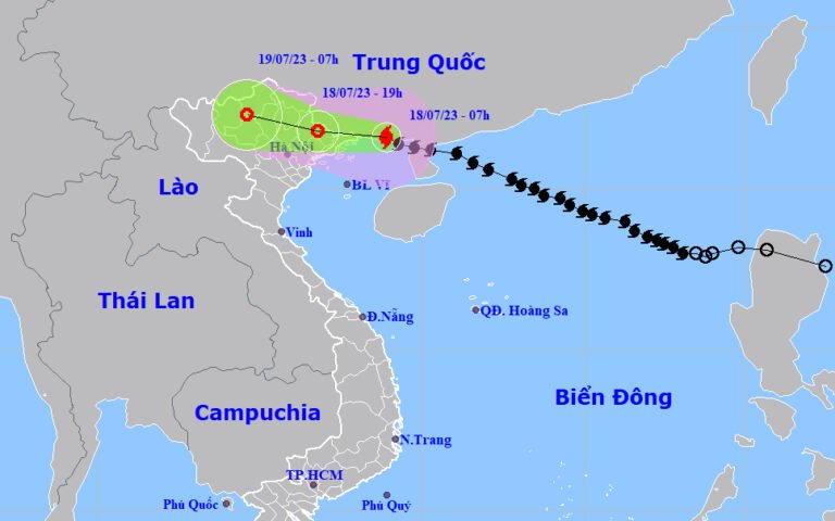 Tin bão số 1 (Talim): Cập nhật lúc 7h00 ngày 18/7| Tân Thế Kỷ