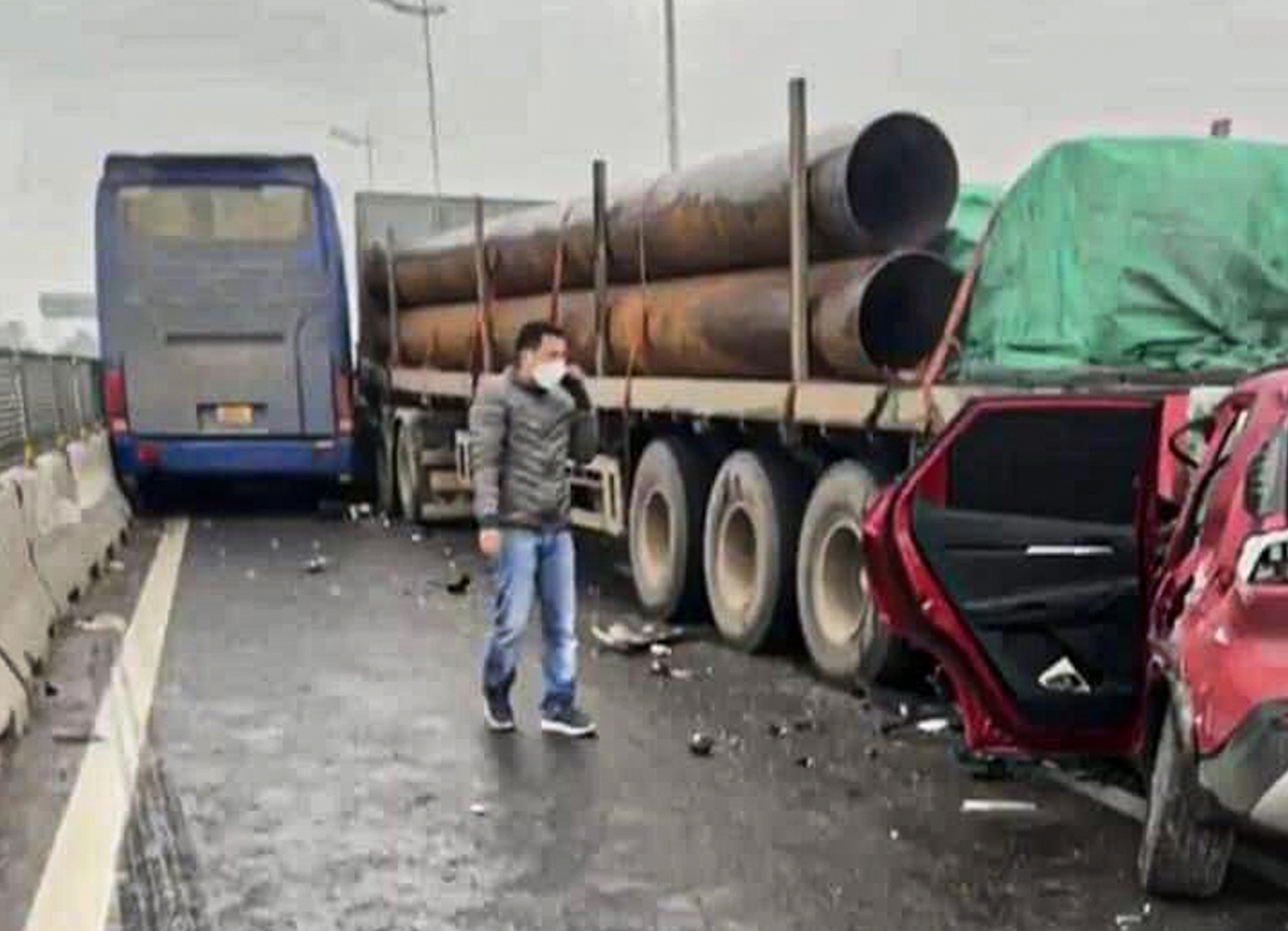 Tai nạn liên hoàn trên cao tốc Nghi Sơn - Diễn Châu| Tân Thế Kỷ| TTK NEWS