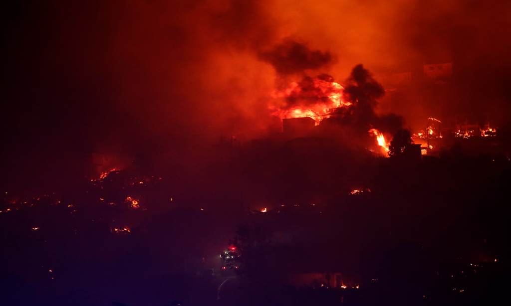 lính cứu hoả chile