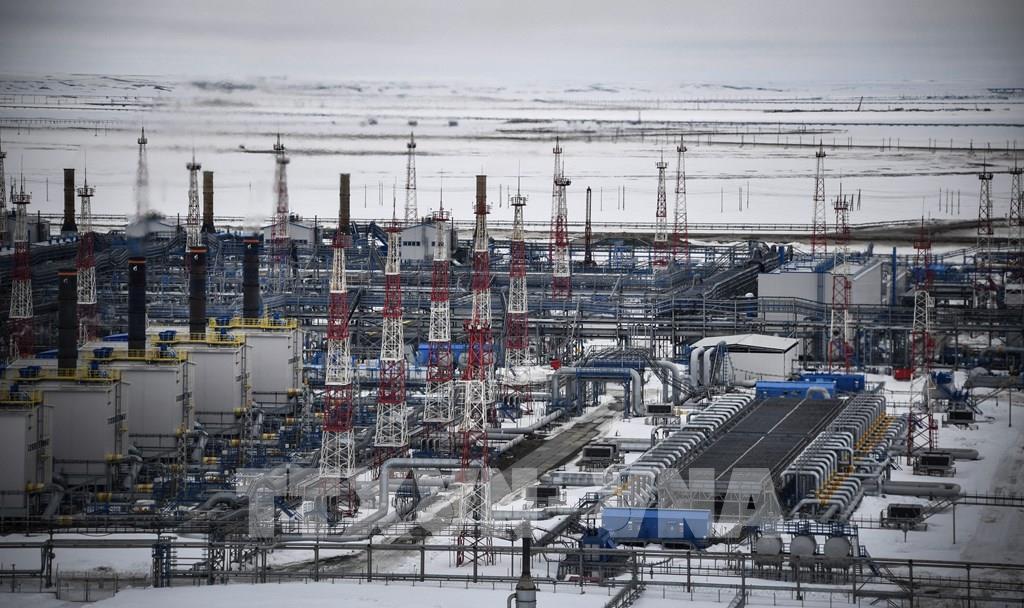 Mỏ khí đốt Bovanenkovo của Nga trên bán đảo Yamal ở Bắc Cực. Ảnh: AFP/TTXVN