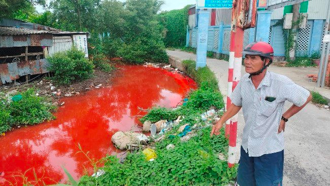 ca mau nguoi dan hoang mang khi thay nuoc kenh chuyen mau do bat thuong 7 7 1