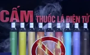 Cấm thuốc lá điện tử từ 2025