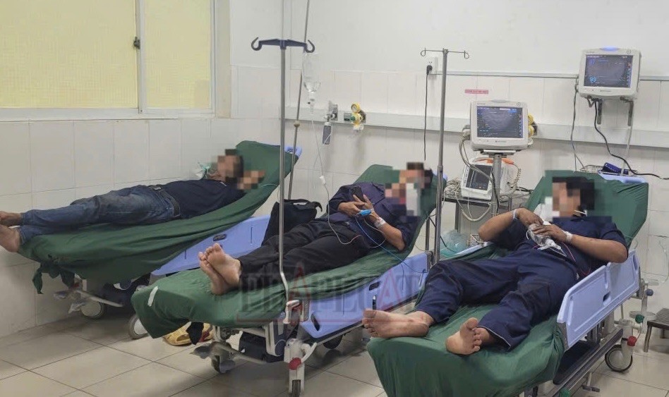 Ngộ độc khí tại nhà máy gạch men ở Đồng Nai