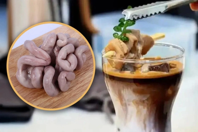 Cà phê pha nước hầm lòng heo gây 'sốt' mạng xã hội Trung Quốc