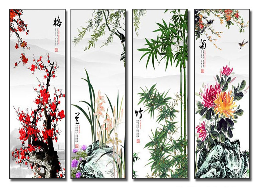 Mai - Lan - Cúc - Trúc: Tứ quý danh hoa trong văn hóa Á Đông