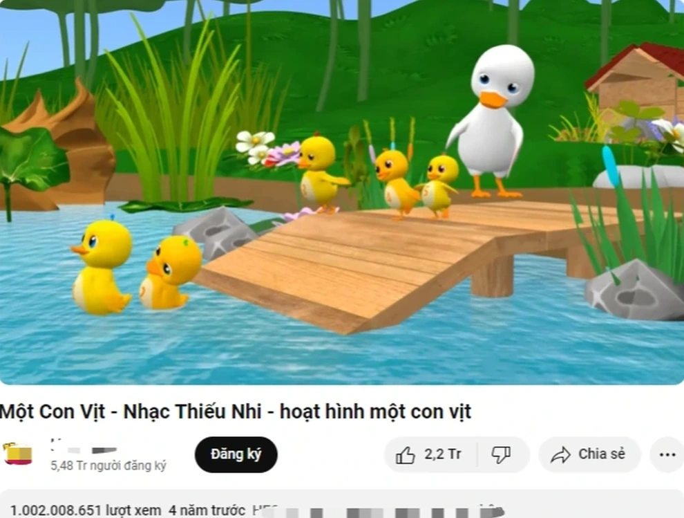 “Một con vịt”: MV Việt đầu tiên đạt 1 tỷ lượt xem biến mất khỏi YouTube