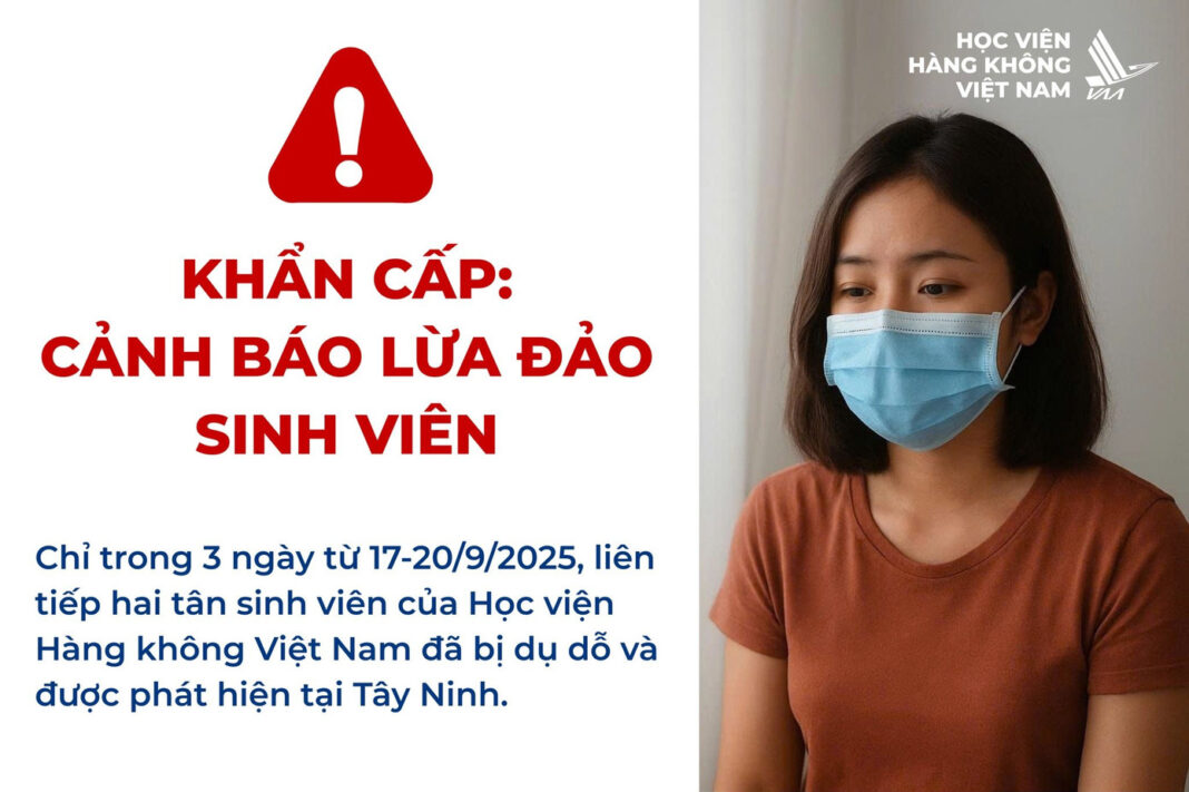 3 ngày 2 tân sinh viên mất tích: Học viện Hàng không Việt Nam cảnh báo khẩn