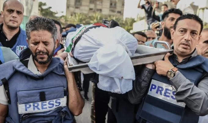 Truyền thông quốc tế tắt sóng để phản đối cái chết của các nhà báo tại Gaza