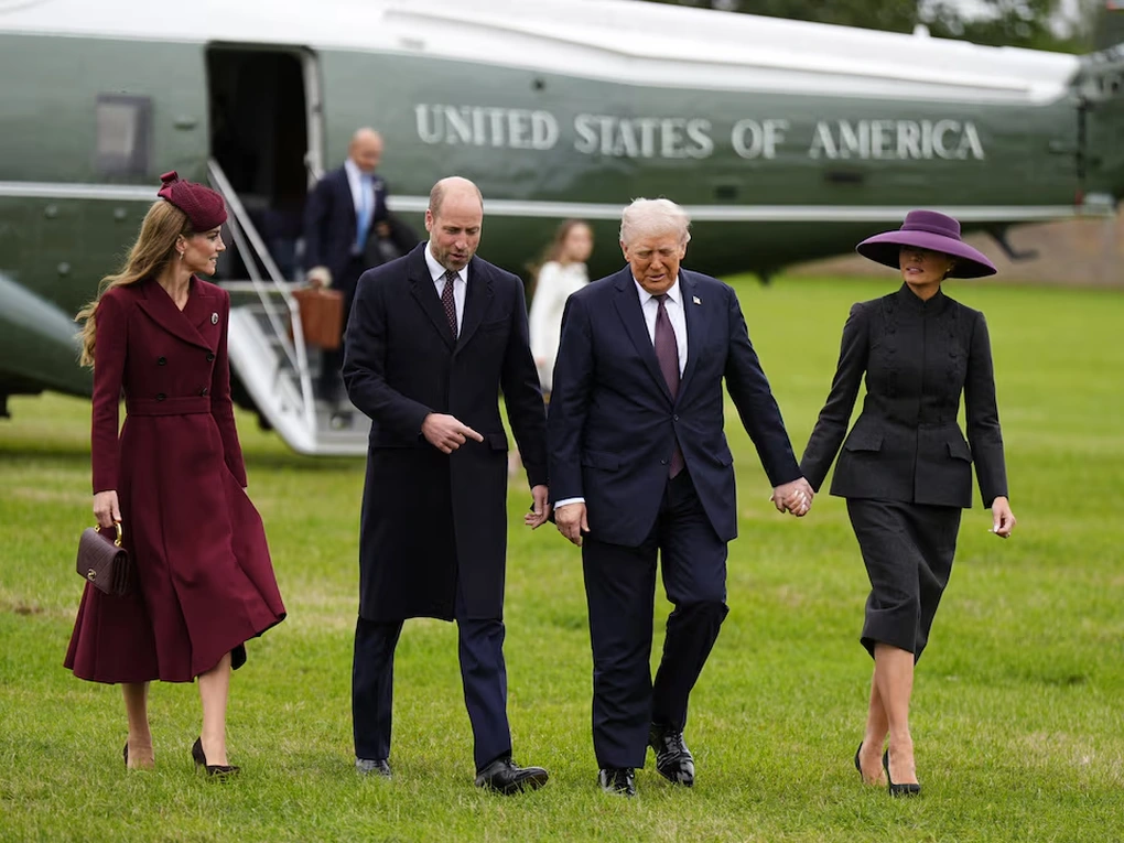 Ông Trump trở thành Tổng thống Mỹ đầu tiên có hai chuyến thăm cấp nhà nước tới Anh