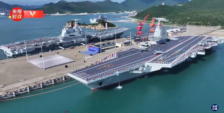 Trung Quốc nói tàu sân bay Phúc Kiến sẽ thường xuyên hiện diện tại vùng biển quốc tế